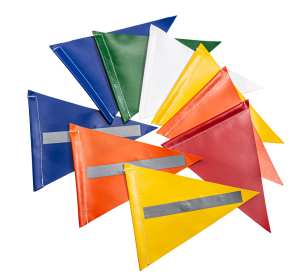 Multiple flags in different colors
