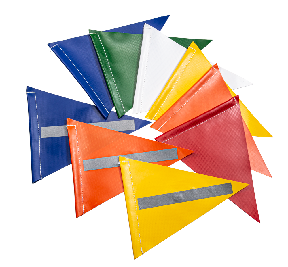 Multiple flags in different colors